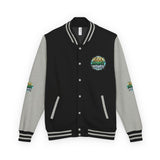 Letterman Jacket — "God Money Power" Varsity Bomber Jacket