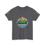 God Money Power Graphic Tee