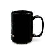 God • Money • Power Black Ceramic Mug — Religious Icon & Wealth Symbol Coffee Cup (11oz/15oz)