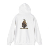 Hoodie — 'God Money Power' Buddha Graphic Pullover