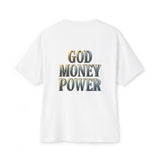 God Money Power Tee — Graphic Oversized Boxy T-Shirt