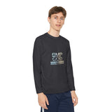 Youth Long Sleeve Tee — 'GMP GOD Money Power' Graphic