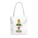 God Money Power Tote Bag — Christian Faith & Prosperity Graphic Tote