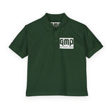 Youth Polo Shirt — GMP (Good Money Power) Chest Logo, Kids' School & Casual Polo