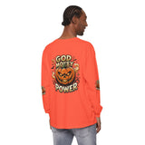 God Money Power- Halloween Pumpkin Long Sleeve Tee