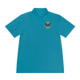 Eagle Logo Polo Shirt — "God Money Power (GMP)" Chest & Back Athletic Polo