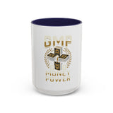 Money Power Accent Coffee Mug — GMP Cash Stack Design (11/15 oz)