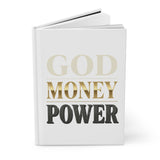 God Money Power Hardcover Journal — Inspirational Faith & Wealth Notebook