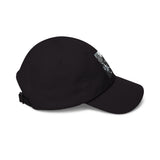 Angel Of Death Classic Dad Cap — Vintage Floral Skull Embroidered Baseball Hat