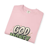God Money Power Graphic T-Shirt — Bold Retro Faith & Hustle Tee