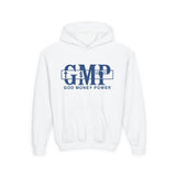 God Money Power Youth Hoodie — GMP Logo Christian Faith Sweatshirt