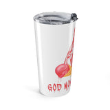 20oz Tumbler — Saint with Bandana 'Money Power' Graphic