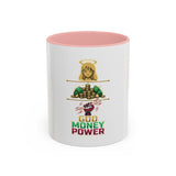 God Money Power Accent Coffee Mug – Inspirational Faith & Wealth Design (11/15oz)