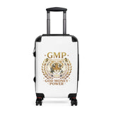 GMP God Money Power Tiger Carry-On Suitcase — Motivational Travel Luggage