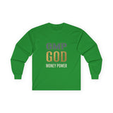 GMP GOD Money Power Long Sleeve Tee