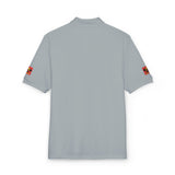 Embroidered Floral Skull Polo