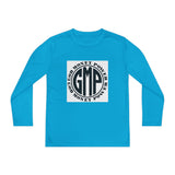 Youth Long Sleeve Tee — "GMP" Good Money Power Circular Logo
