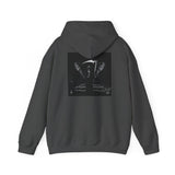 Angel Of Death Hoodie — Gothic Black & White Graphic Sweatshirt