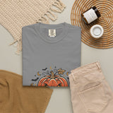 Halloween Pumpkin Graphic Tee — GMP God Money Power Retro Design