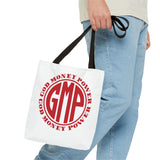 Tote — "GMP (God Money Power)" Red Logo Canvas Tote Bag