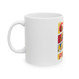 GMP God Money Power Ceramic Mug – Bold Pop Art Inspirational Coffee Cup (11oz/15oz)