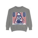 God Money Power Sweatshirt — Patriotic Bandana Graphic Crewneck