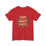 God Money Power Tee — Inspirational Faith & Success Graphic T-Shirt