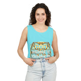 God Money Power Tank Top — Bold Gold Faith & Hustle Graphic