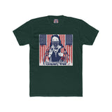 Patriotic Bandana Skull Tee – "Made America Stronger" Graphic T-Shirt