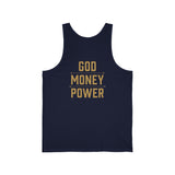 God Money Power Tank Top — Faith & Hustle Graphic Vest