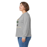 Long Sleeve Tee — "God · Money · Power" Graphic