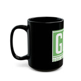 GMP 'God Money Power' Black Coffee Mug - Motivational Faith & Wealth Ceramic Mug (11oz/15oz)