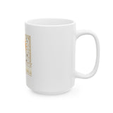 God Money Power Pyramid Ceramic Mug — 11oz & 15oz Inspirational Coffee Cup