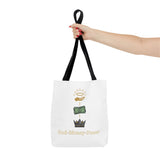 God • Money • Power Tote Bag — Faith-Inspired Money Crown Design