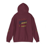 Motivational Hoodie — "Put God First: Hustle for the Money, Put Yourself in Power"