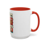 Put GOD First Hustle For The MONEY Accent Coffee Mug — Motivational Faith & Success Gift (11/15 oz)