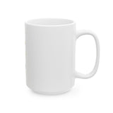 Money Is Power Ceramic Mug – Graphic Quote Coffee Cup