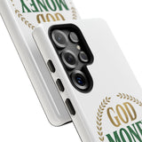 Phone Case — "God Money Power" Inspirational Religious Design