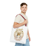 GMP Tiger Tote Bag — "God Money Power" Inspirational Canvas Tote