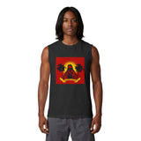 Muscle Tank — Retro 'God Money Power' Jesus Graphic Tank Top