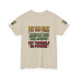 Inspirational Faith Tee — "Put God First, Hustle for the Money, Put Yourself in Power"