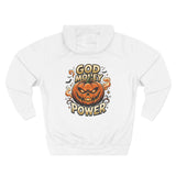 Pumpkin Power Hoodie — 'God Money Power' Halloween Graphic Hoodie