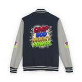 Letterman Jacket — GMP Good Money Power Colorful Splash Varsity Coat