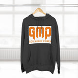 GMP "God Money Power" Hoodie — Bold Orange Streetwear Fleece