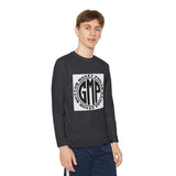 Youth Long Sleeve Tee — "GMP" Good Money Power Circular Logo