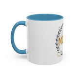 Coffee Mug — 'God Money Power' Laurel Accent Ceramic Mug (11/15oz)