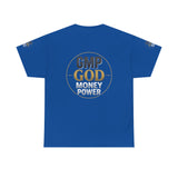 GMP GOD Money Power Tee — Bold Faith & Prosperity Graphic T-Shirt