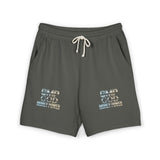 Fleece Sweat Shorts — 'GMP GOD' Marble Text Casual Lounge Shorts