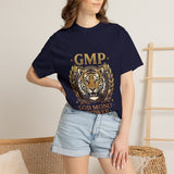 GMP Tiger Crest T‑Shirt — "God Money Power" Graphic Tee