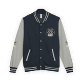 Letterman Jacket — GMP GOD Money Power Red & White Varsity Jacket